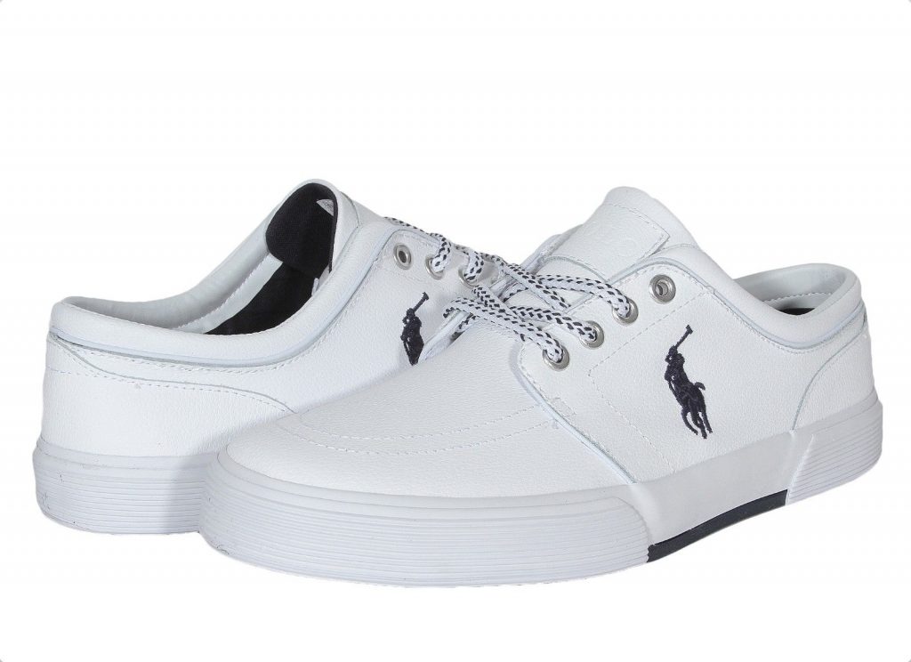 Polo Ralph Lauren Men’s Faxon Leather Sneakers