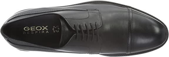 Geox mens Carnaby 8 Cap Toe Brogue Shoe8