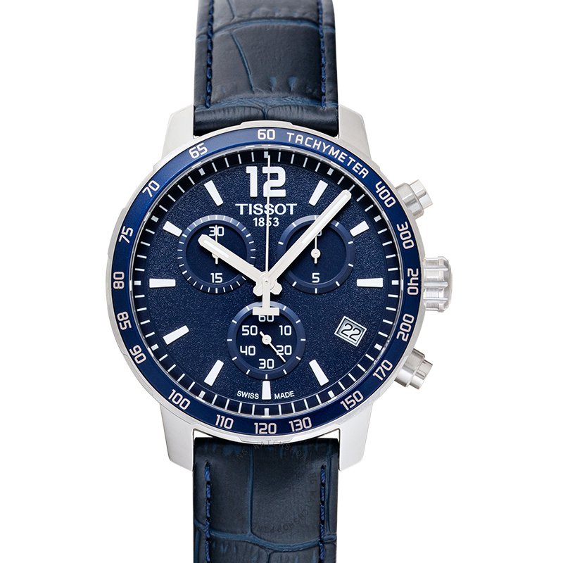 Tissot Sport Quickster Chronograph Quartz Blue Dial Men's Watch