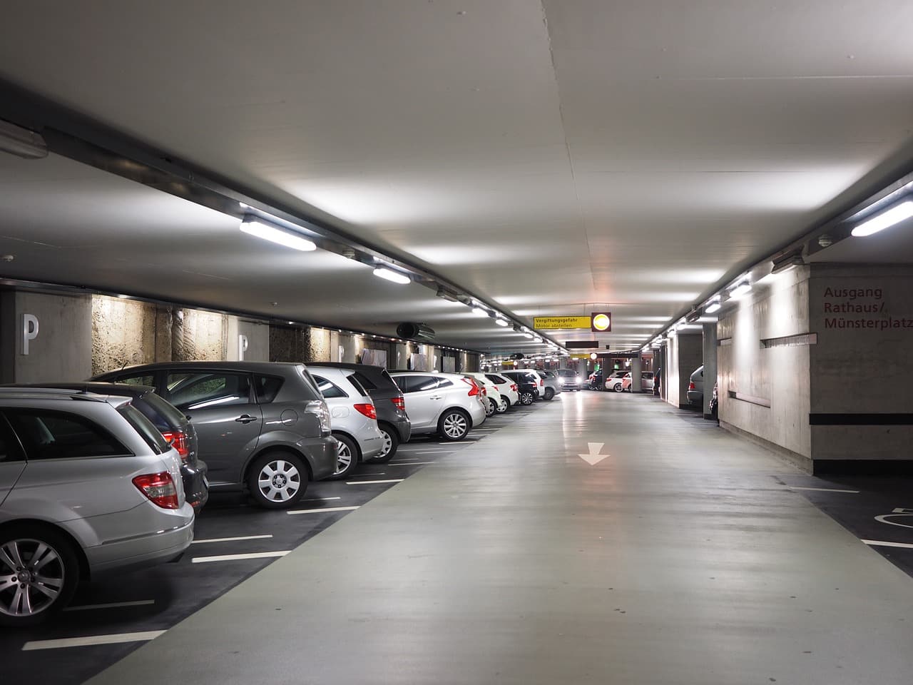 multi storey car park, parking, park level